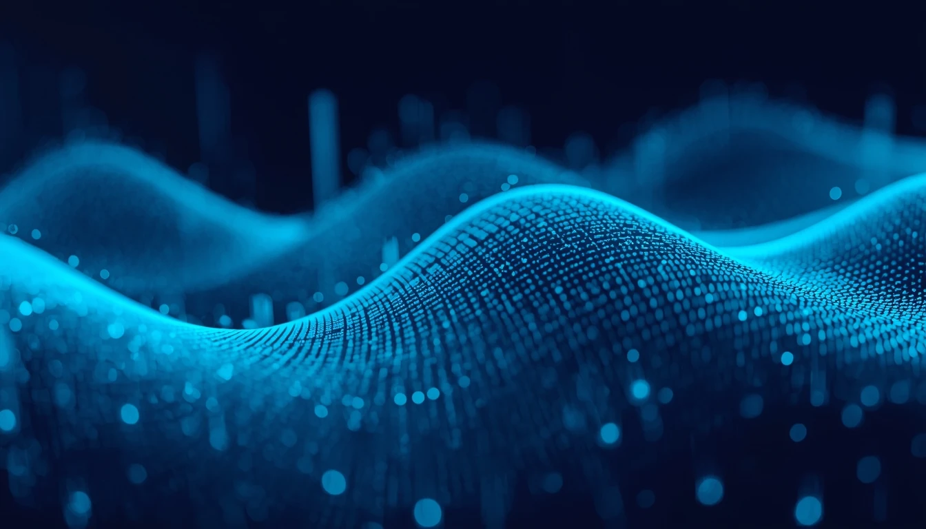 Абстрактный фон: данные и график